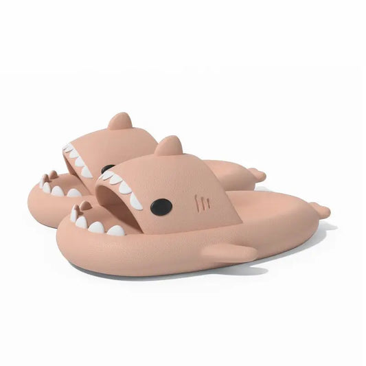 2023 New Shark Slippers Summer Shark Slides Women Men Indoor Bathroom Sandals Couples EVA Light Soft Female Outdoor Beach Shoes